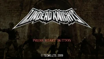 Undead Knights (EU) screen shot title